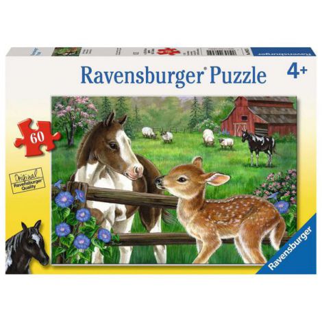 Puzzle Educativ Ravensburger Căluț și Căprioară