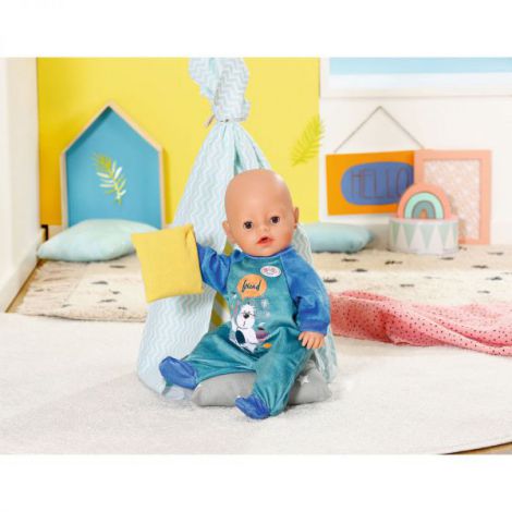 Salopeta BABY born Albastră 43cm Zapf - imagine 3