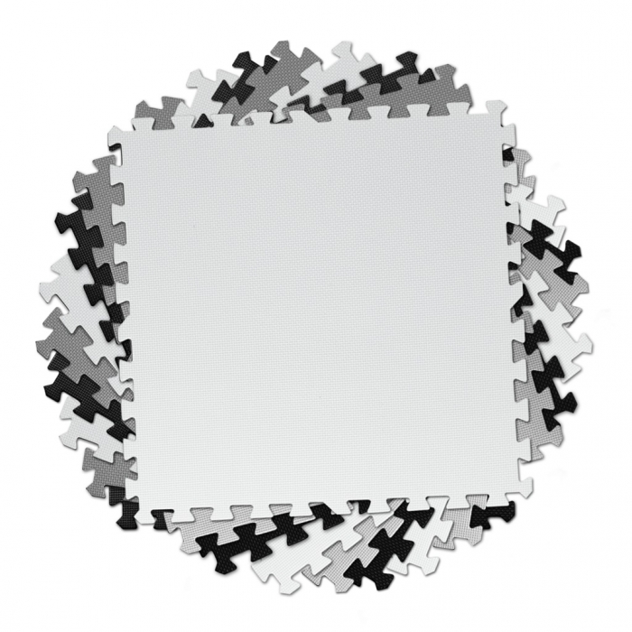 Saltea joaca Ricokids 180x180 cm Puzzle - imagine 2