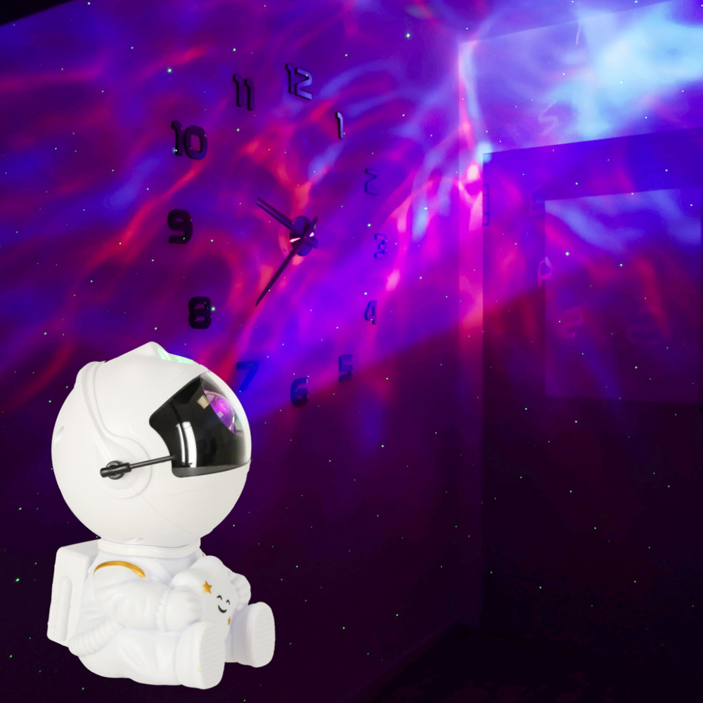 Proiector Astronaut Star Ikonka, Cap Rotativ 360° - imagine 3
