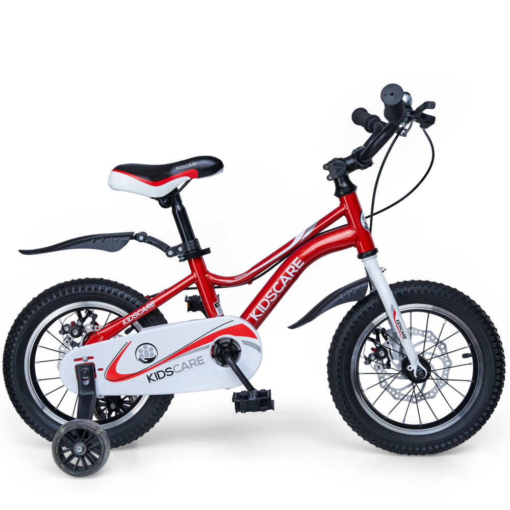 Bicicleta KidsCare 12" Rosu | 2-4 Ani
