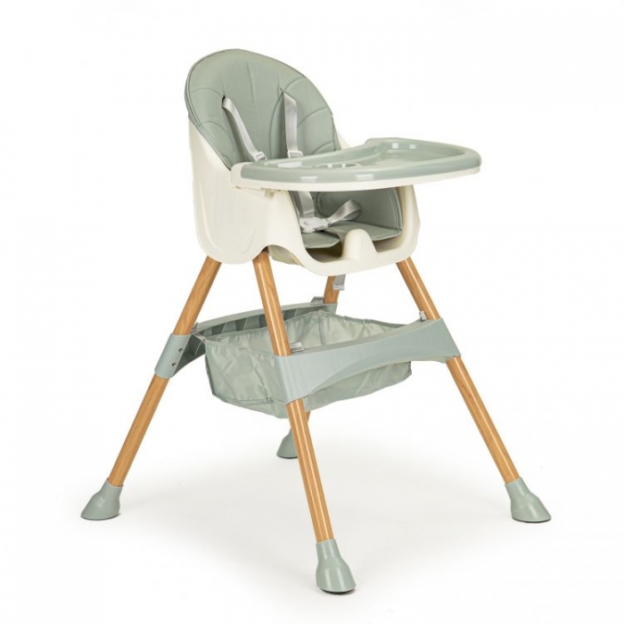 Scaun de masa 2 in 1 Ecotoys Azure, Husa lavabila - imagine 3