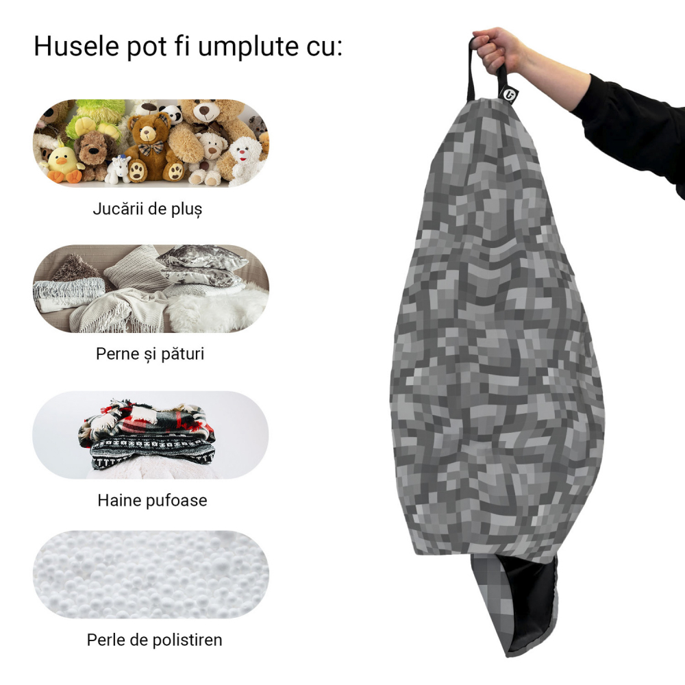 Husă Puf Para XL Minecraft | Updeco