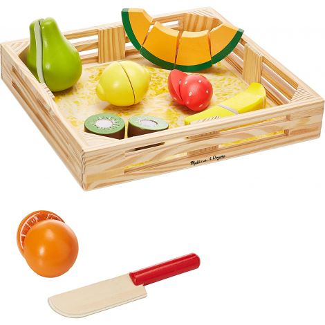Set Fructe Lemn Tăiat Melissa & Doug