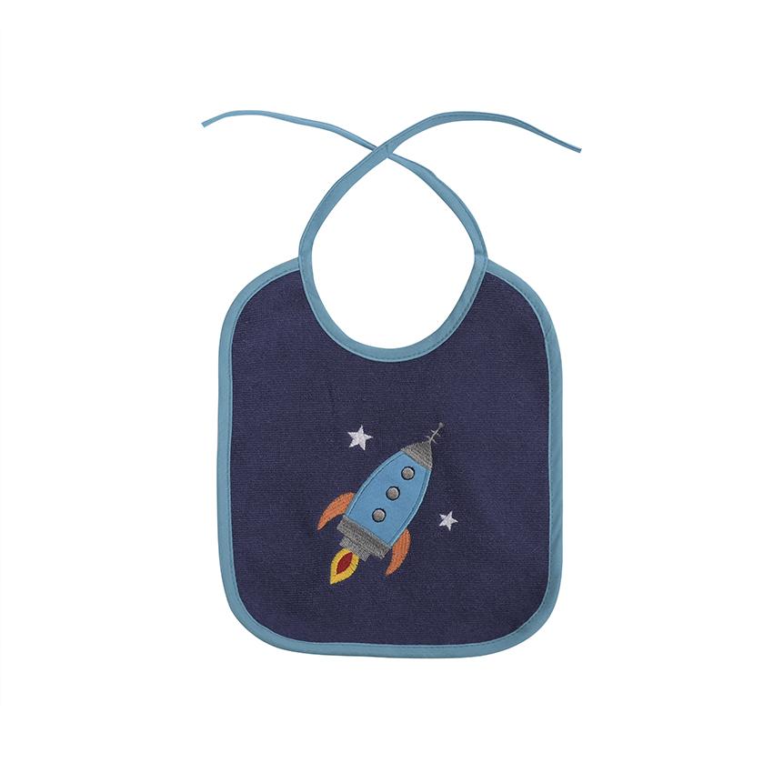 Set 7 bavete bumbac Lorelli cu snur, 23x20 cm - imagine 3