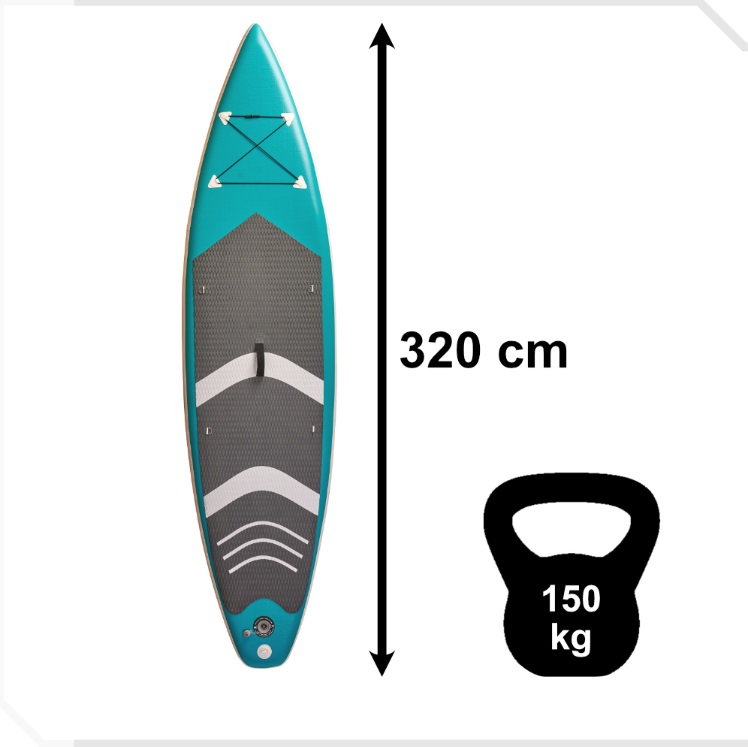 Set SUP Gonflabil Ikonka 320cm, 150kg