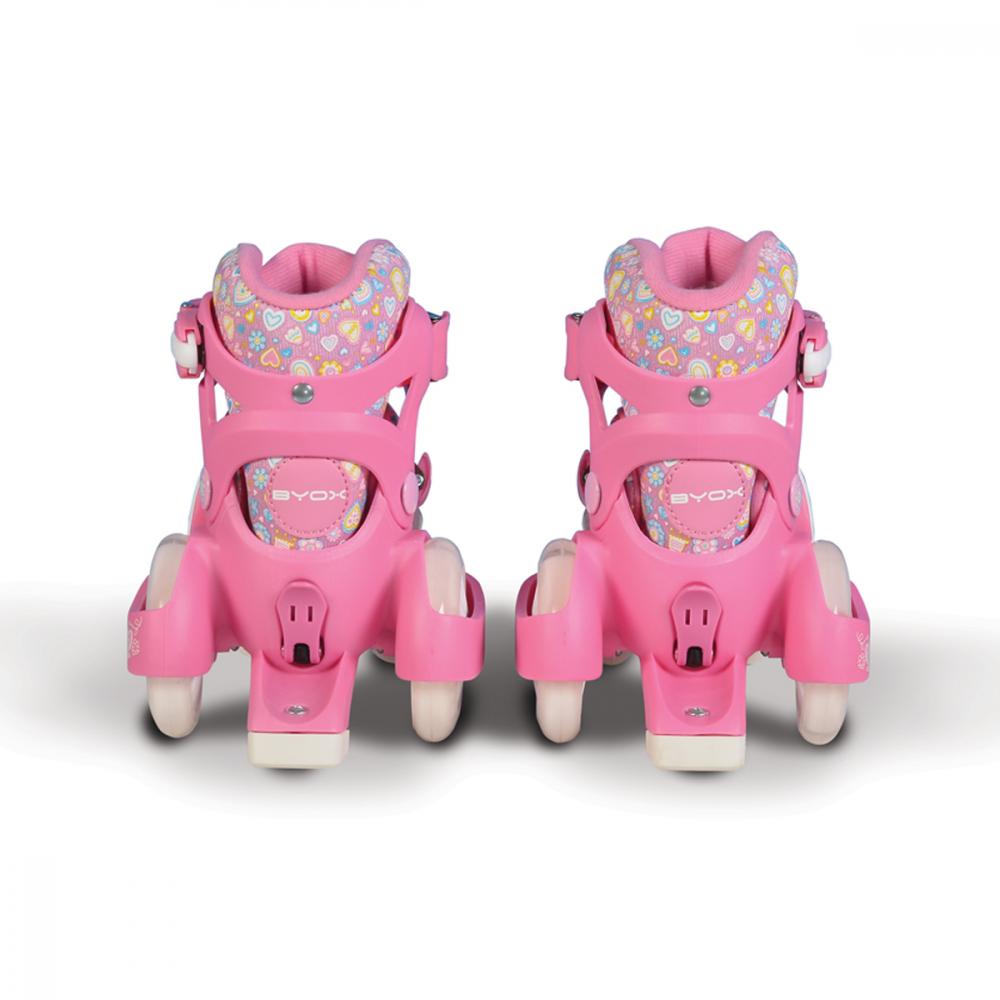 Patine Byox Little Beetle Pinky Girl, Roz - imagine 3