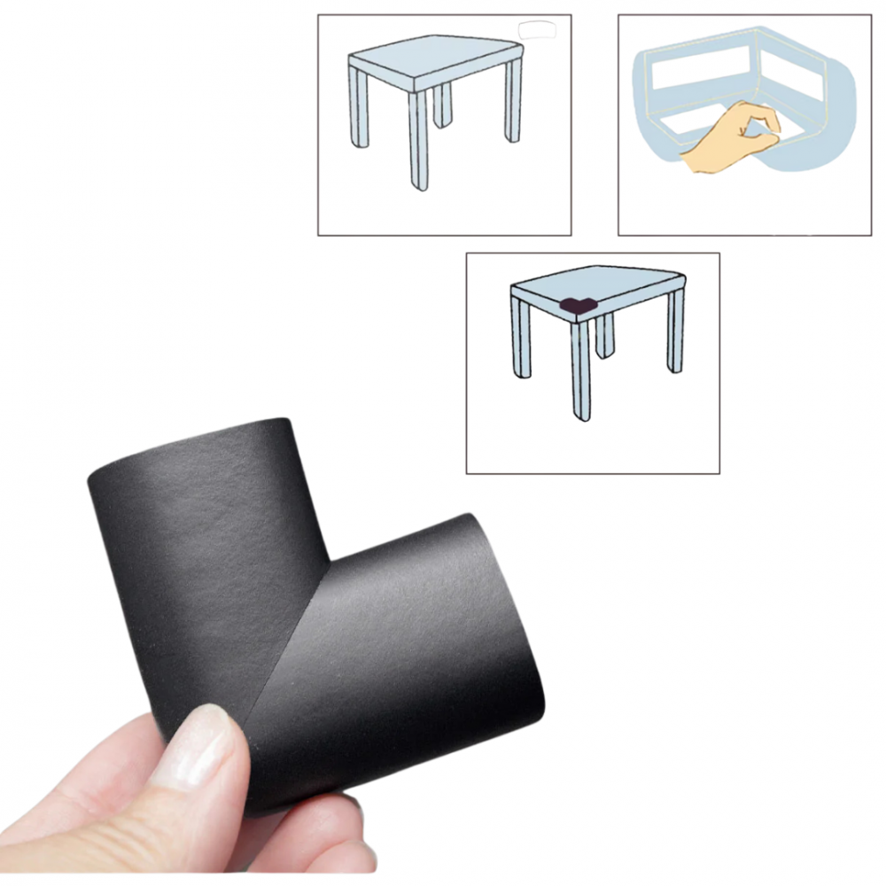Protectie Colturi Car Boy Safety Negru - Siguranta Maxima - imagine 6
