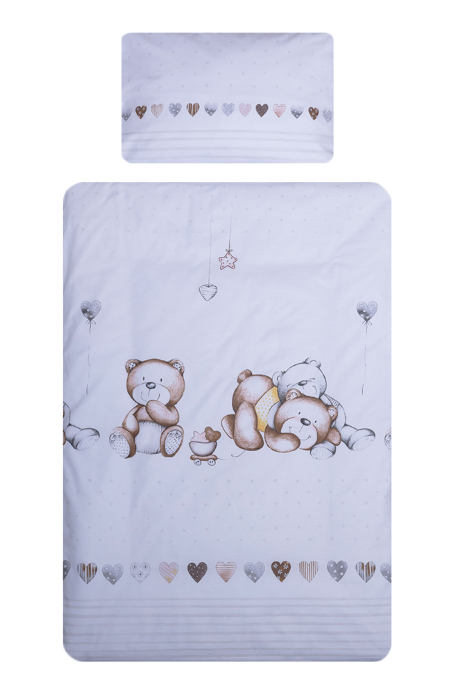 Set Lenjerie Patut 3 Piese Bebe Royal, 120x60 cm