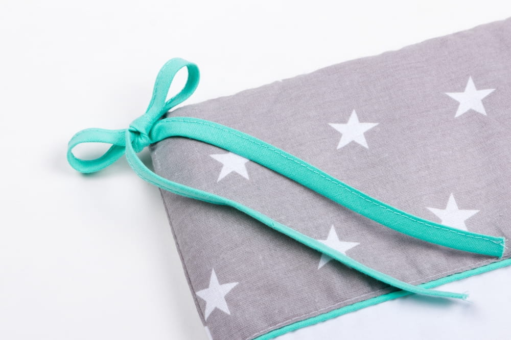 Aparatoare patut Bubaland Grey Stars 180x30 cm - imagine 2