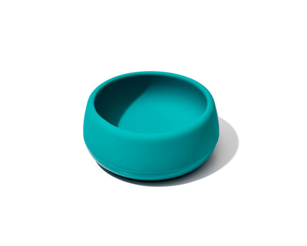 Bol Silicon Teal OXO Tot Stabil, Fără BPA - imagine 6