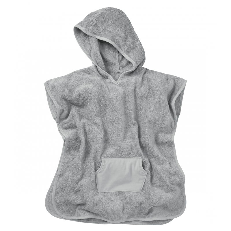 Poncho de baie Rotho Babydesign Stone Grey, 6-18 luni - imagine 4