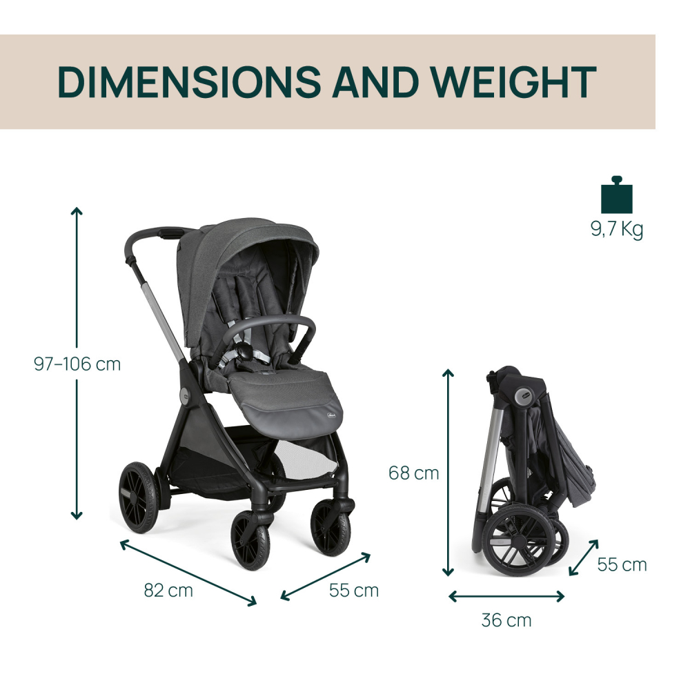 Chicco Bellagio 3in1 Carucior Modular - imagine 4