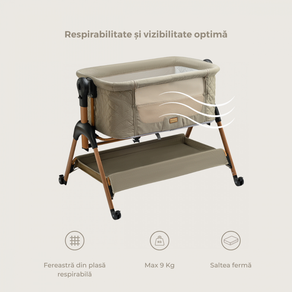 Patut co-sleeper Onino Nest.me 3-in-1 - imagine 7