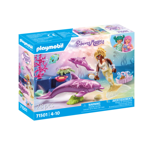 Playmobil Sirena cu Delfini - Aventură Subacvatică