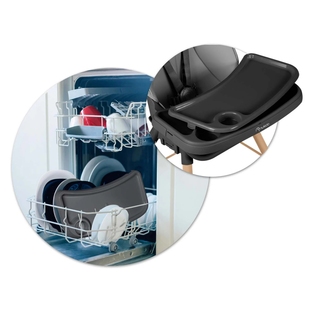 Scaun 3in1 Nukido Tilo GriNegru - Evolutiv 449RON - imagine 3