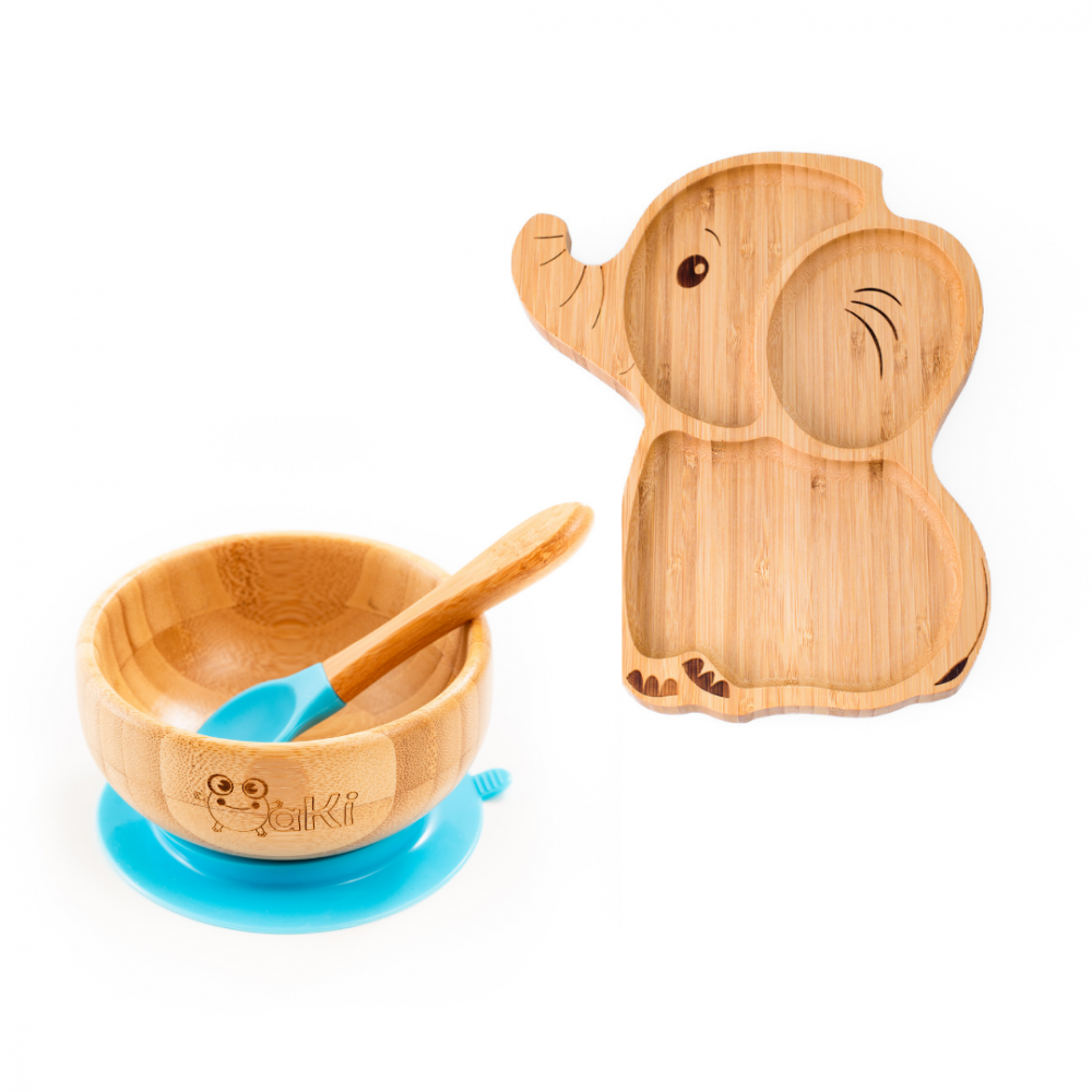 Set Bambus Diversificare Oaki Elefant Albastru - imagine 7