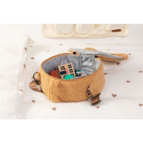 Geanta Childhome Teddy Bag Bej | Pratică pentru copii - imagine 5