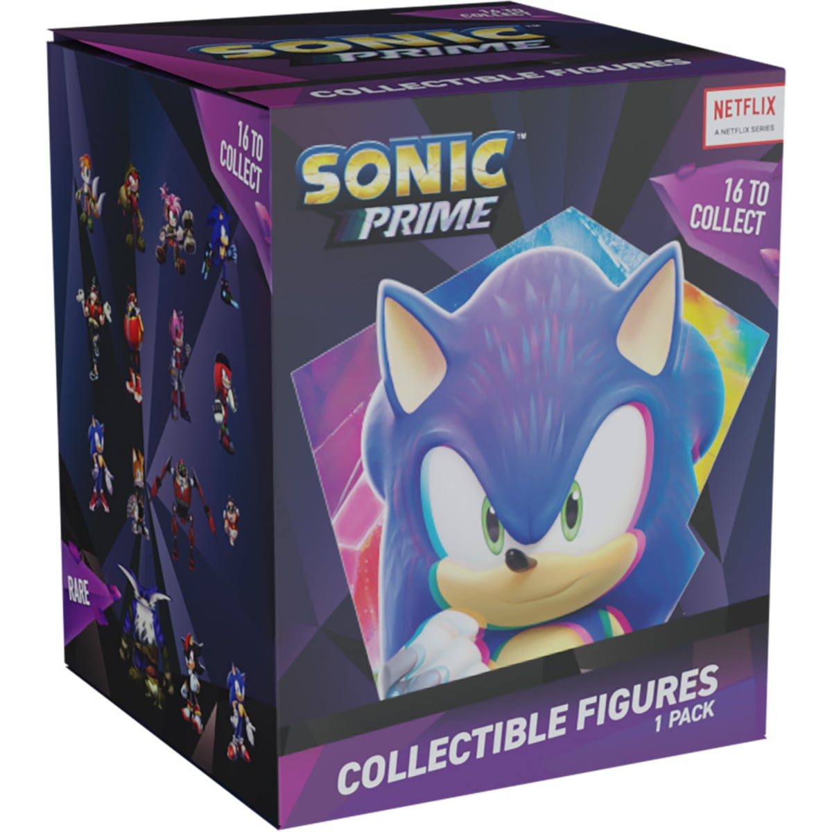Figurina Sonic Prime Surpriza 6 cm cu Carte de Joc