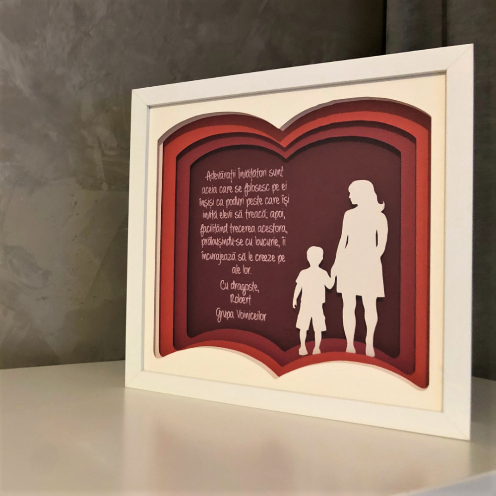 Tablou Luminos Învățătoare Noorhandmade - imagine 5