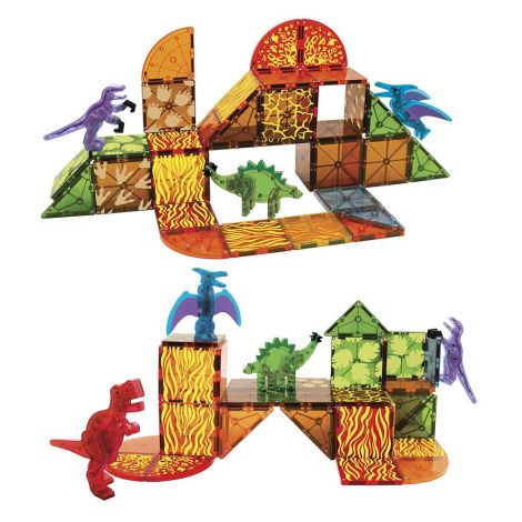 Magna Tiles Dino World - Set Educativ Magnetic - imagine 6