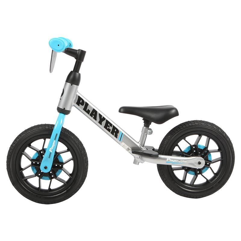 Bicicleta fara pedale Qplay Albastru, 3-6 Ani - imagine 2