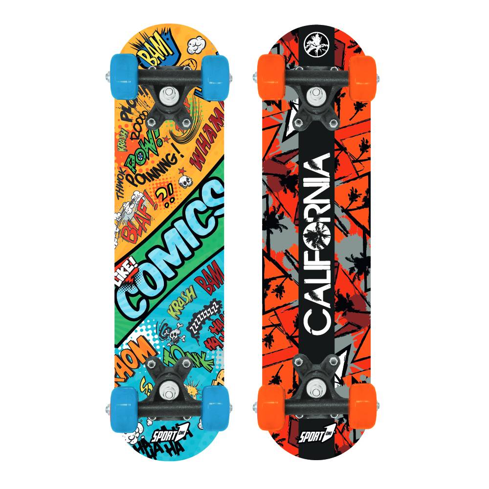 Skateboard Mandelli Cool Mid 60cm pentru Copii - imagine 2