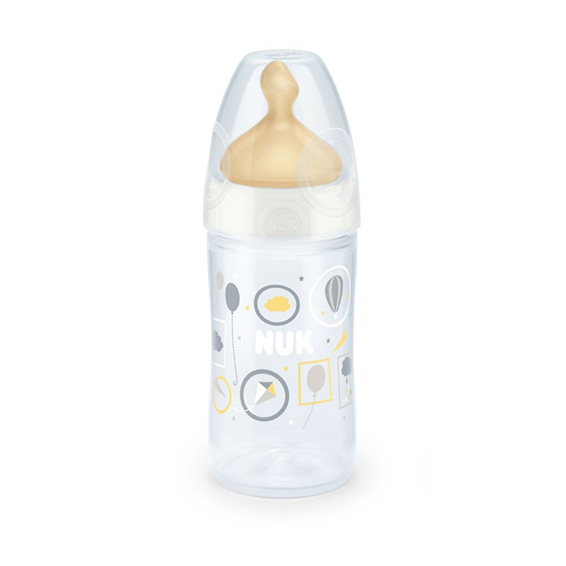 Biberon NUK New Classic 150ml Latex 0-6 luni Alb