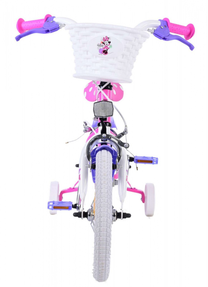Bicicleta EL Minnie Mouse 14" | Scaun și Ghidon Reglabil - imagine 4