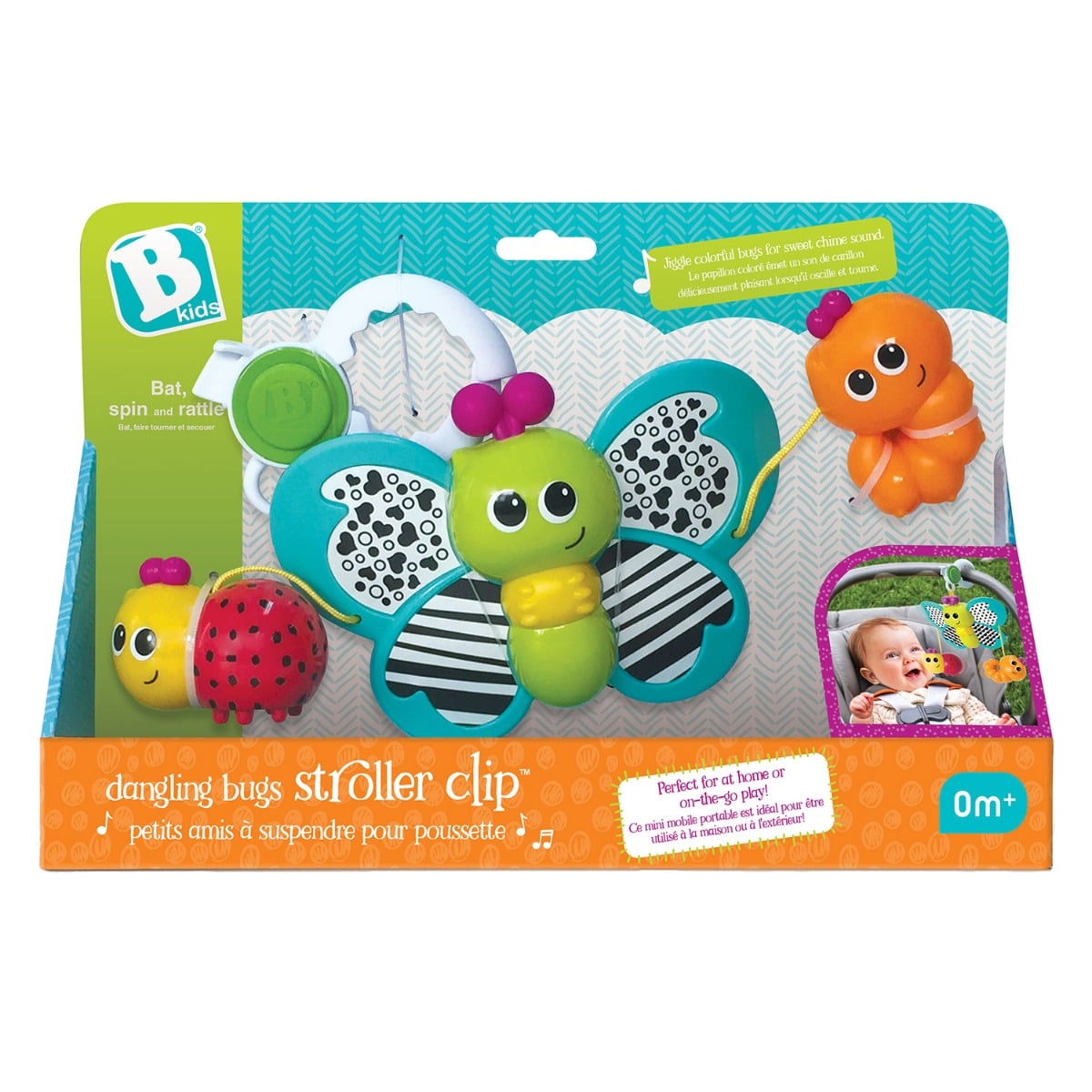 Jucarie Carucior B Kids Fluturas, Interactiva