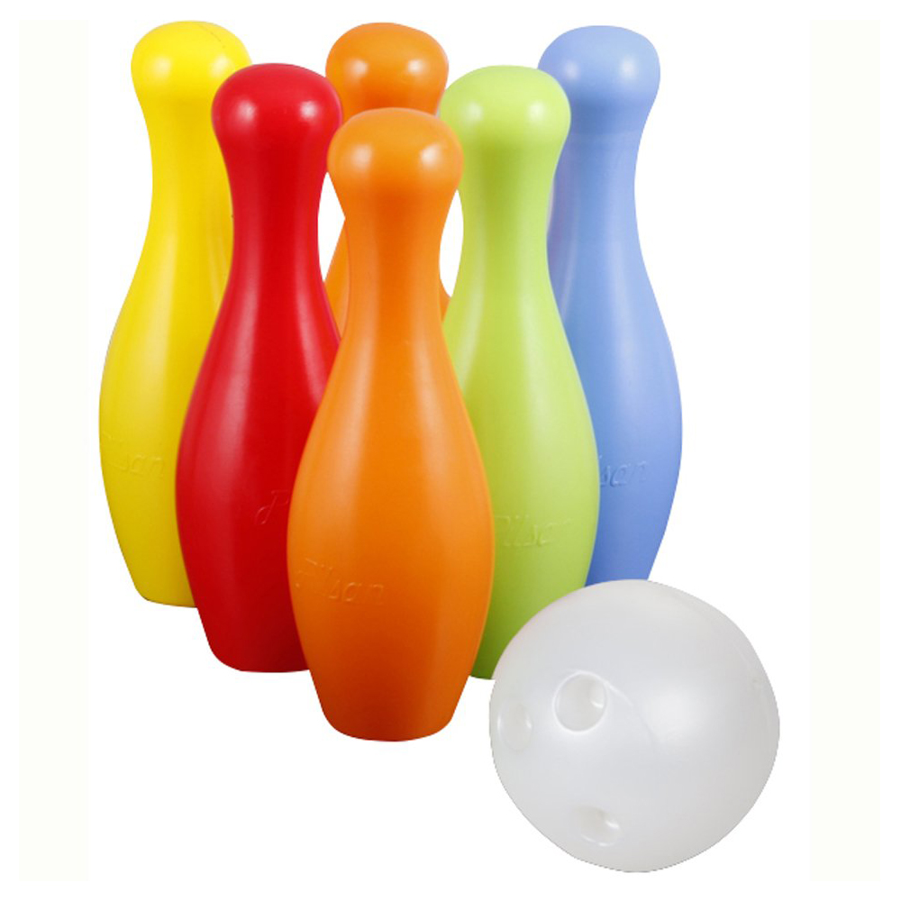 Set Bowling Pilsan cu 6 Popice și Bila, Jucărie Exterior