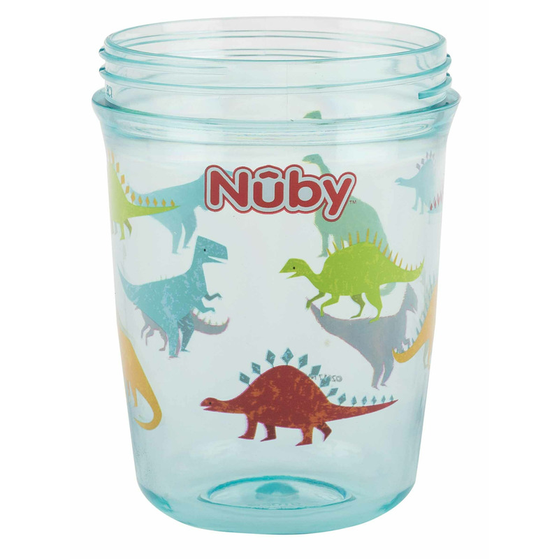 Cana Nuby 360 Grade Albastru, Tritan, 6 Luni+ - imagine 2