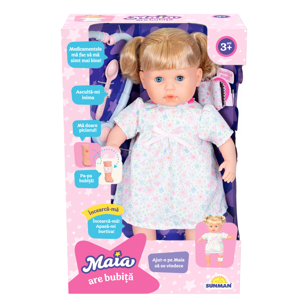Papusa Maia cu Bubita - Joc Doctor