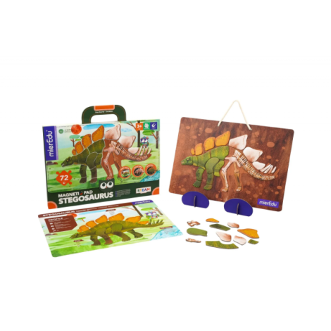 Joc Magnetic Educativ Stegosaurus Mieredu - imagine 3