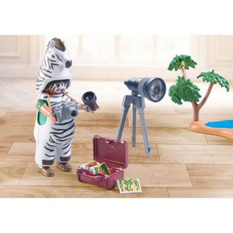 Playmobil Fotograf și Zebre - Aventură Safari - imagine 2