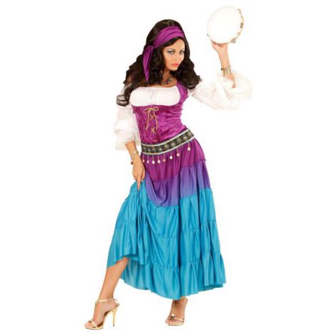 Costum Tiganca Widmann Carnaval Rochie + Centura
