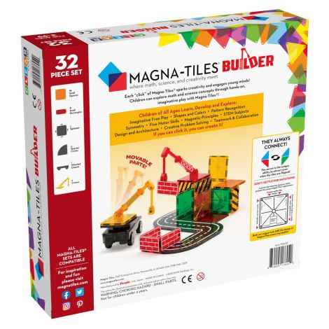Set Magna-Tiles Builder | Creativitate & Construcție - imagine 5
