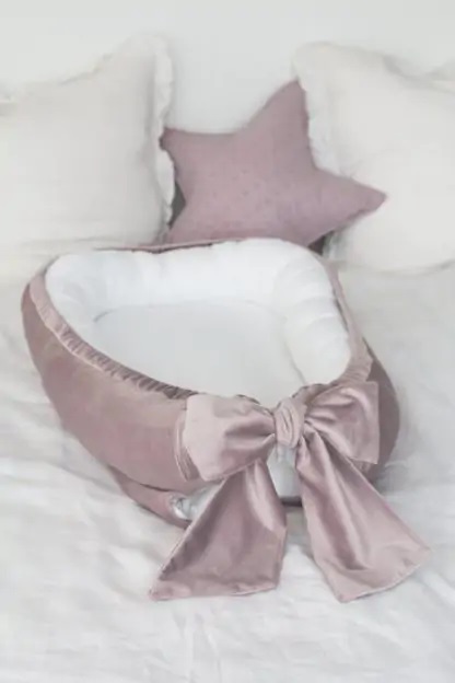 Babynest Premium Babyly, Catifea Lila, 80x50 cm