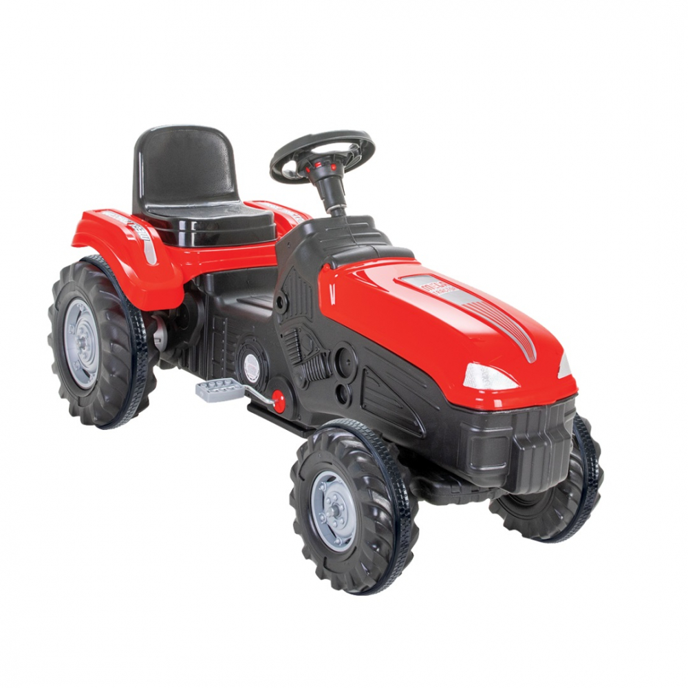 Tractor Pilsan Mega Red, Scaun Reglabil, Claxon - imagine 3