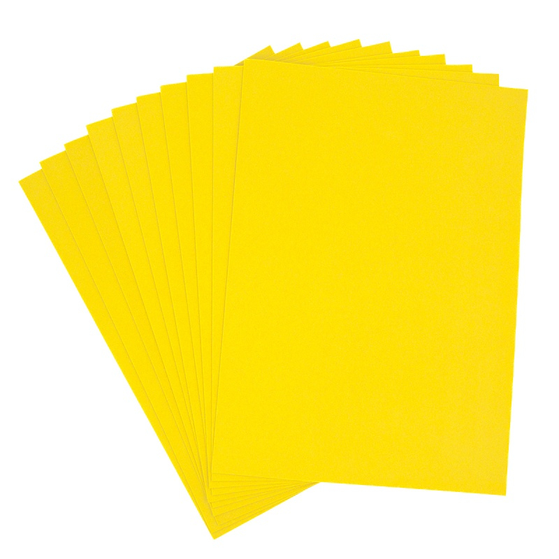 Hârtie Gumată A4 Galbenă Colorart 1.3mm