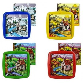 Set 4 Puzzle Anotimpurile Miniland | Educativ