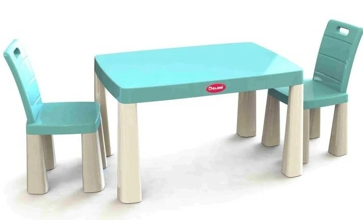 Set masa si scaune Mykids Turquoise - imagine 5