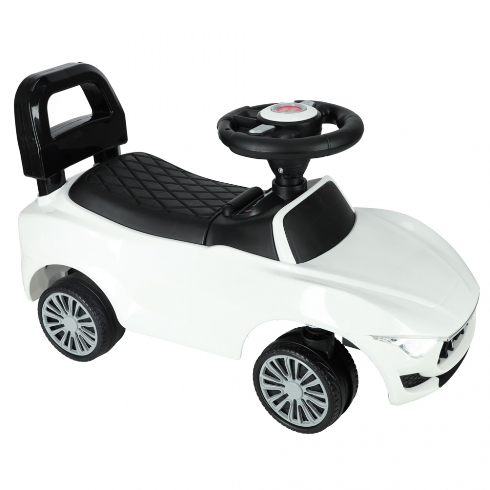 Masinita White Baby Car Ikonka, 3-6 Ani - imagine 2