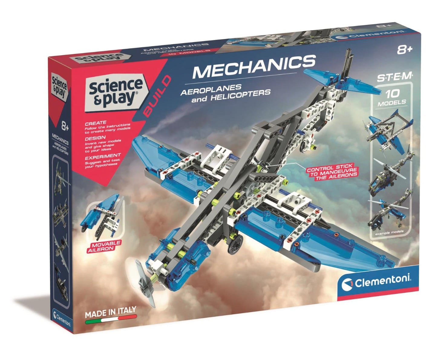 Kit Constructie Clementoni Avion si Elicopter