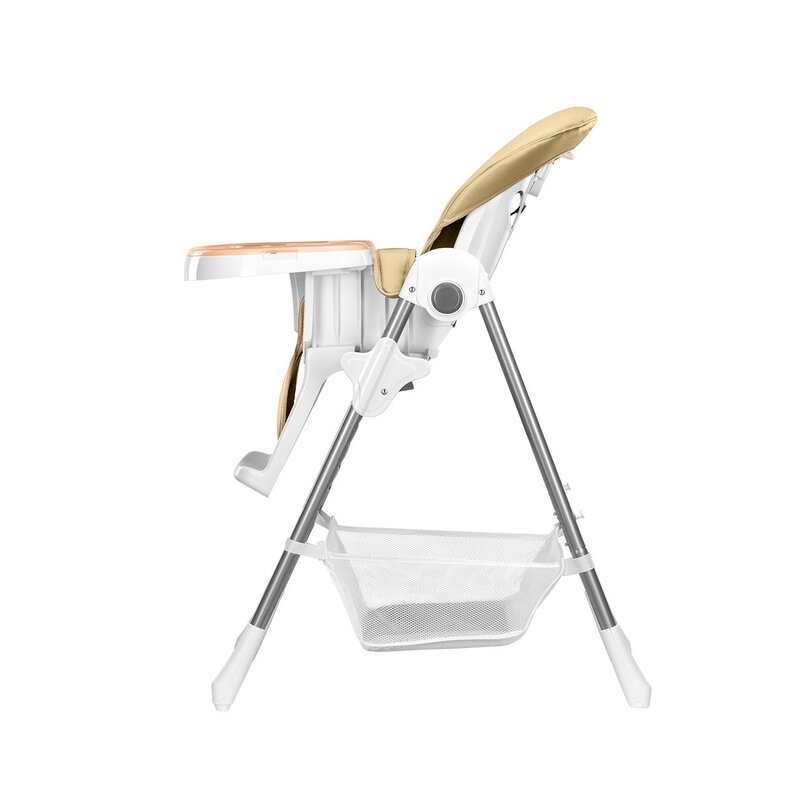 Scaun de masa Lionelo Linn Plus Bej, Reglabil Metal - imagine 2