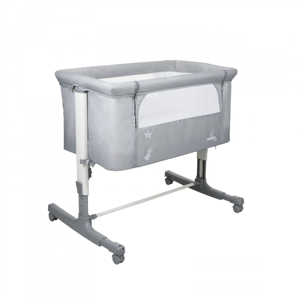 Patut Co-Sleeper Asalvo Calm Gri, 5 Nivele - imagine 7