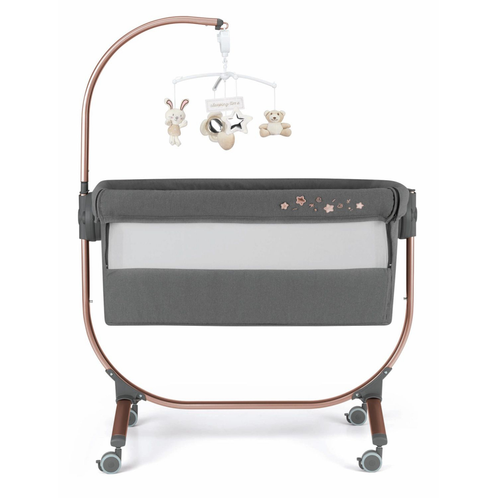 Patut Cullami Co-Sleeper 2-în-1 Gri, Cam - imagine 2