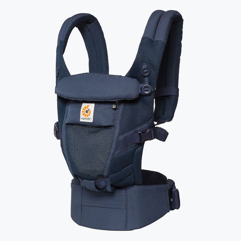 Marsupiu Ergobaby Adapt Cool Air Mesh, Deep Blue - imagine 4