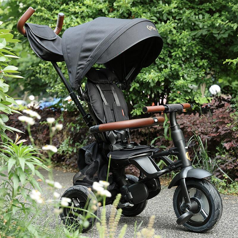 Tricicleta Qplay Rito Deluxe Pliabilă, Negru - imagine 7