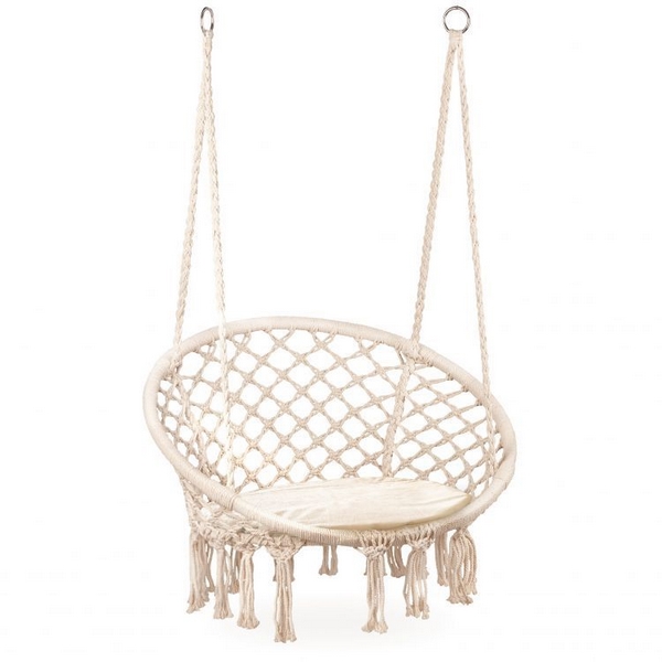 Leagan Suspendat Modernhome Cuib de Barza Alb - imagine 5
